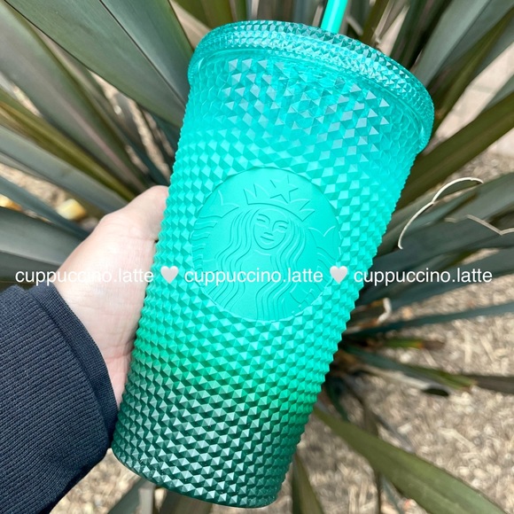 Starbucks | Accessories | Nwtstarbucks Holiday 222 Mint Green Waxberry  Ombre Bling Studded Tumbler | Poshmark